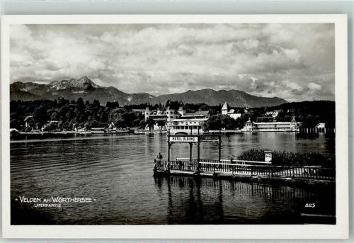Velden Ufer Steg Dampfschiff