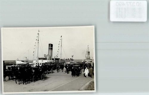 Norderney Dampfschiff Pferdekutschen
