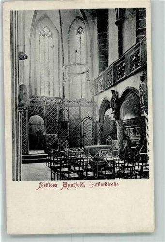 Mansfeld Schloß Lutherkirche Innenansicht
