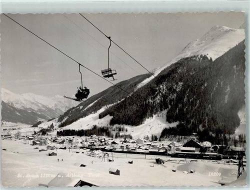 St. Anton Sessellift Winter