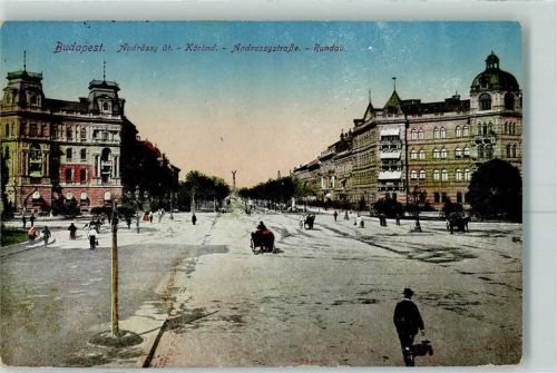 Budapest 1916 Andrassystrasse