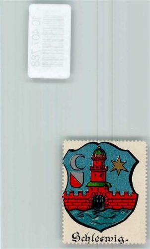 Schleswig Vignette Wappen Kaffee Hag 1920-1940