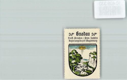 Gnadau Vignette Wappen Kaffee Hag ca 1920-1940
