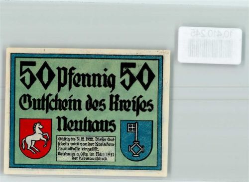 Neuhaus Notgeld