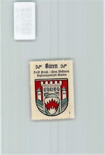 Büren Vignette Wappen Kaffee Hag 1920-1940
