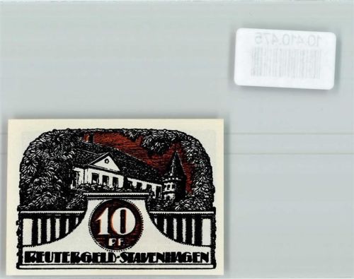 17153 O2044 Stavenhagen , Reuterstadt - Notgeld