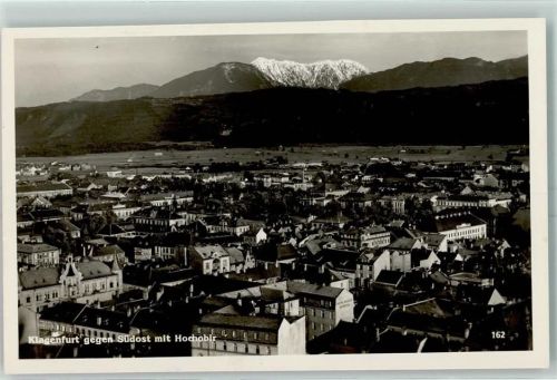 Klagenfurt gegen Südost mit Hochobir