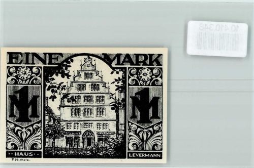 Paderborn Notgeld Haus Levermann