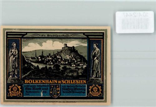 Bolkenhain Notgeld Burg Schweinehaus