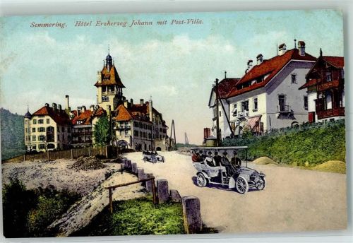 Semmering-Kurort Hotel Erzherzog Johann Post-Villa Oldtimer