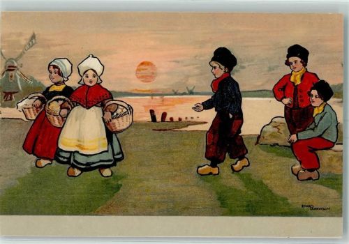 Verlag Dondorf Nr. 210 Hollandkinder AK