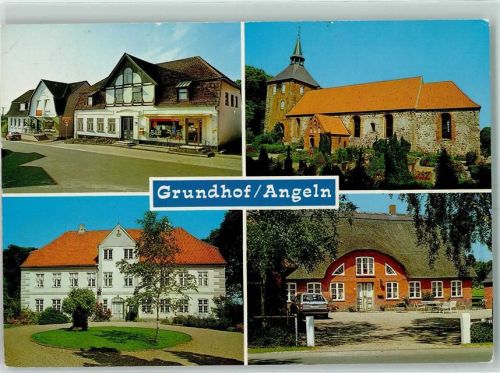 Grundhof Angeln Kirche Gemischtwaren Handlung Herrenhaus