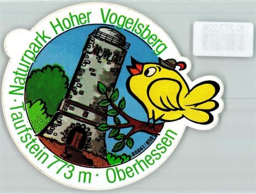 Schotten Aufkleber Naturpark Vogelsberg Turm