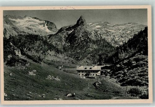 Kärlingerhaus Hüttenstempel im Steinernen Meer mit Schottmalhorn