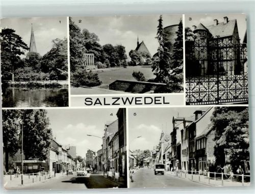 Salzwedel Pfefferteich burggarten Joh. Friedr. Danneil Museum Straße der Jugend Straße der Freundschaft