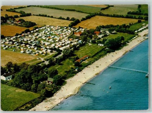 Norgaardholz Campingplatz Strand Fliegeraufnahme