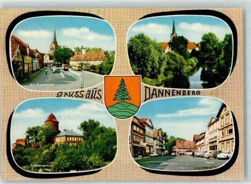 Dannenberg Waldemarturm Busbahnhof Omnibusse Markt