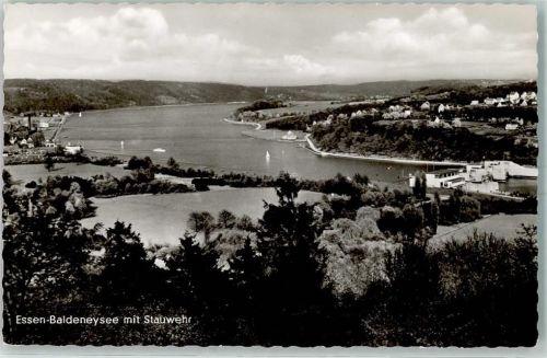 Essen Baldeneysee mit Stauwehr