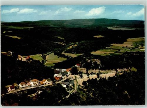 Dhaun Schloß Dhaun Hotel Zur Burg Fliegeraufnahme