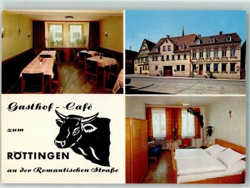 Röttingen Gasthof Cafe Zum Ochsen