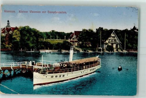 Wannsee Ausflugsdampfer Dampferstation Kleiner Wannsee
