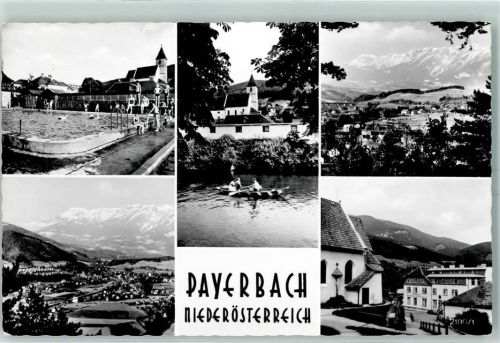 Payerbach Schwimmbad Ruderboot