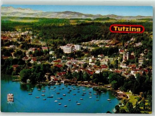 Tutzing Starnberger See Fliegeraufnahme