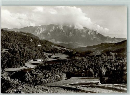 Sachrang Blick auf den zahmen Kaiser