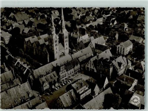 Lemgo Fliegeraufnahme Altstadt mit St. Nicolaikirche