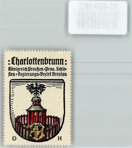 Bad Charlottenbrunn Vignette Wappen Kaffee Hag ca 1920-1940