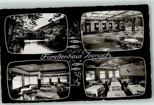 Isenach Gasthaus Forellenhaus Isenach Gasträume Forellenteich