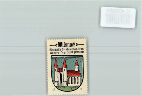 Bad Wilsnack Vignette Wappen Kaffee Hag ca 1920-1940