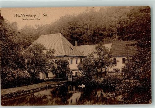 Waldenburg Glänzelmühle Weiher