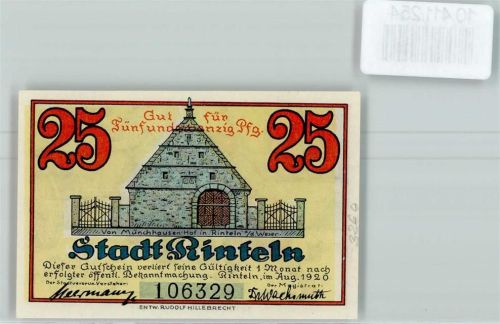 Rinteln Notgeld