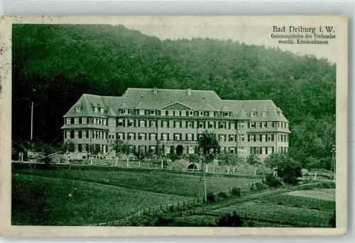 33014 W3490 Bad Driburg - Genesungsheim des Verbandes westfäl. Krankenkassen