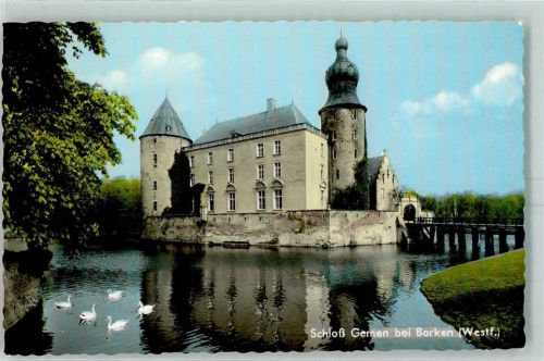 Borken Schloss Gemen Schwäne