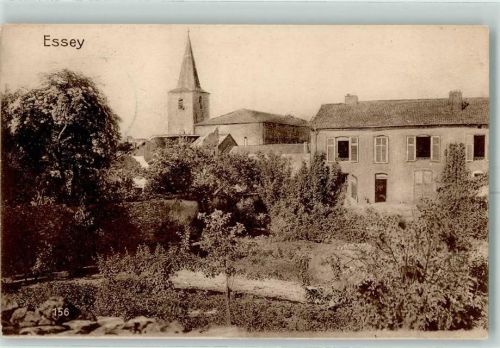 Essey 1917 Kirche Feldpost WK I