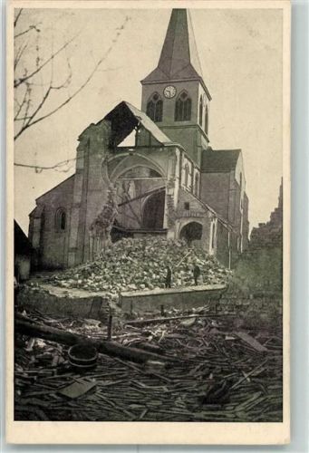 Prouvais zerstörte Kirche WK I