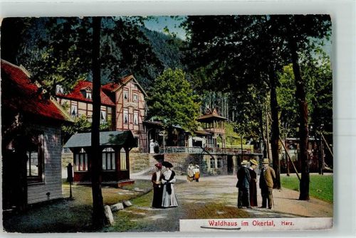 Goslar 1916 Gasthaus Waldhaus im Okertal
