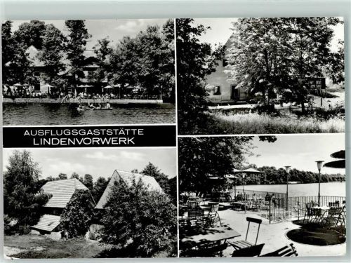 Kohren-Sahlis Gasthaus Lindenvorwerk See Ruderboot Terrasse