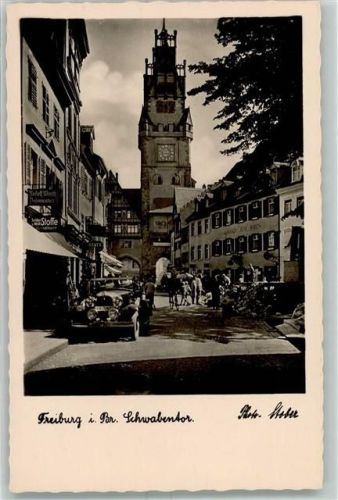 Freiburg Schwabentor Oberlinden Gasthaus Zum Bären