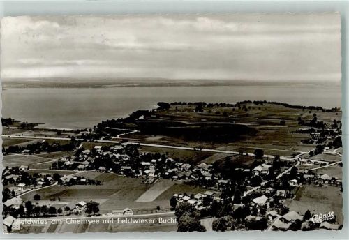 Feldwies Chiemsee Feldwieser Bucht Fliegeraufnahme