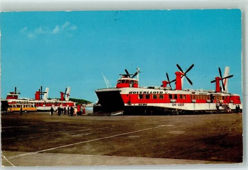 1974 Luftkissen Boote SRN6 Swift and sure at the Hoverport