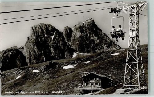 Pfronten Sessellift Hochalpbahn Aggenstein Bahnpost Kempten Reutte Zug 2911
