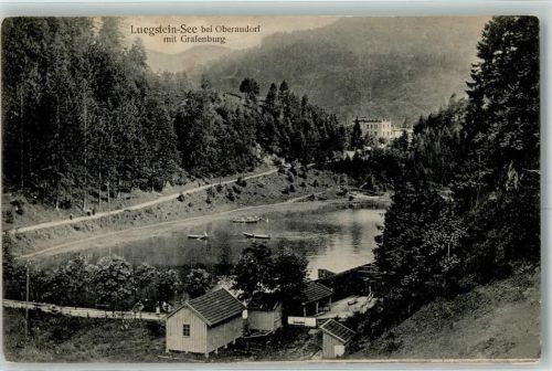 Oberaudorf 1912 Luegstein-See Ruderboote