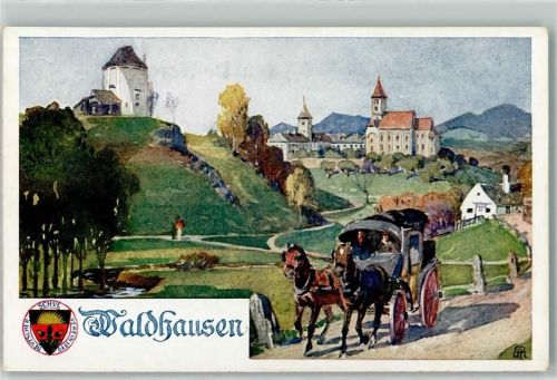 Waldhausen Deutscher Schulverein Karte Nr. 284 sign. A.R.