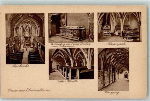 Himmelkron Stiftskirche Sarkophag der beiden Grafen von Orlamünde Fürstengruft Ritter Kapelle Kreuzgang