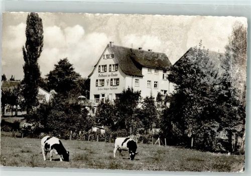 Winterkasten Gasthaus u. Pension zur Traube mit Metzgerei Bes.Ga. Vollrath - H. Schneider Kühe