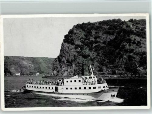 1965 MS Regina an der Loreley AK