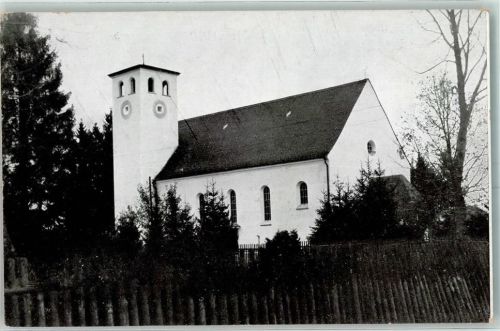 Neubiberg 1928 Rosenkranzkirche erbaut von Architekt F.X. Boemmel eingeweiht